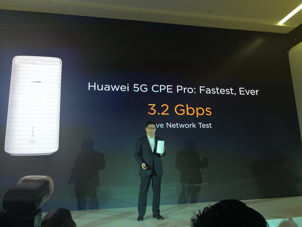 华为5G CPE Pro现网实测速率高达3.2Gbps:搭