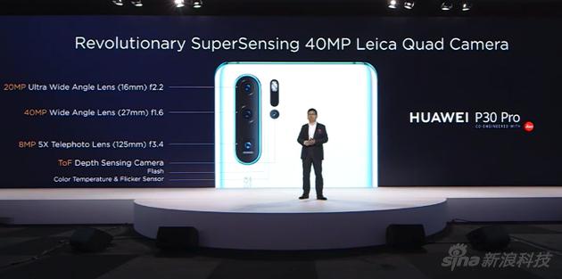 HUAWEI P30 Pro镜头模组,最特殊的是一个潜望镜式镜头