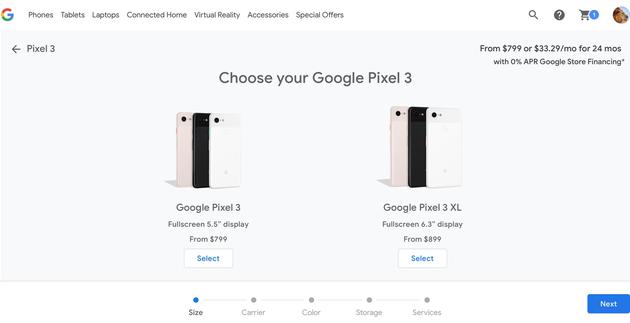 Pixel 3/3 XL恢复原价