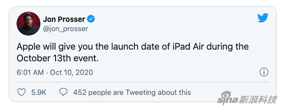 Jon Prosser认为iPad Air发售临近