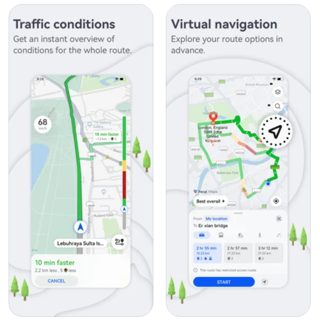 华为花瓣地图Petal Maps上架苹果App Store，推出iOS版 - 华为