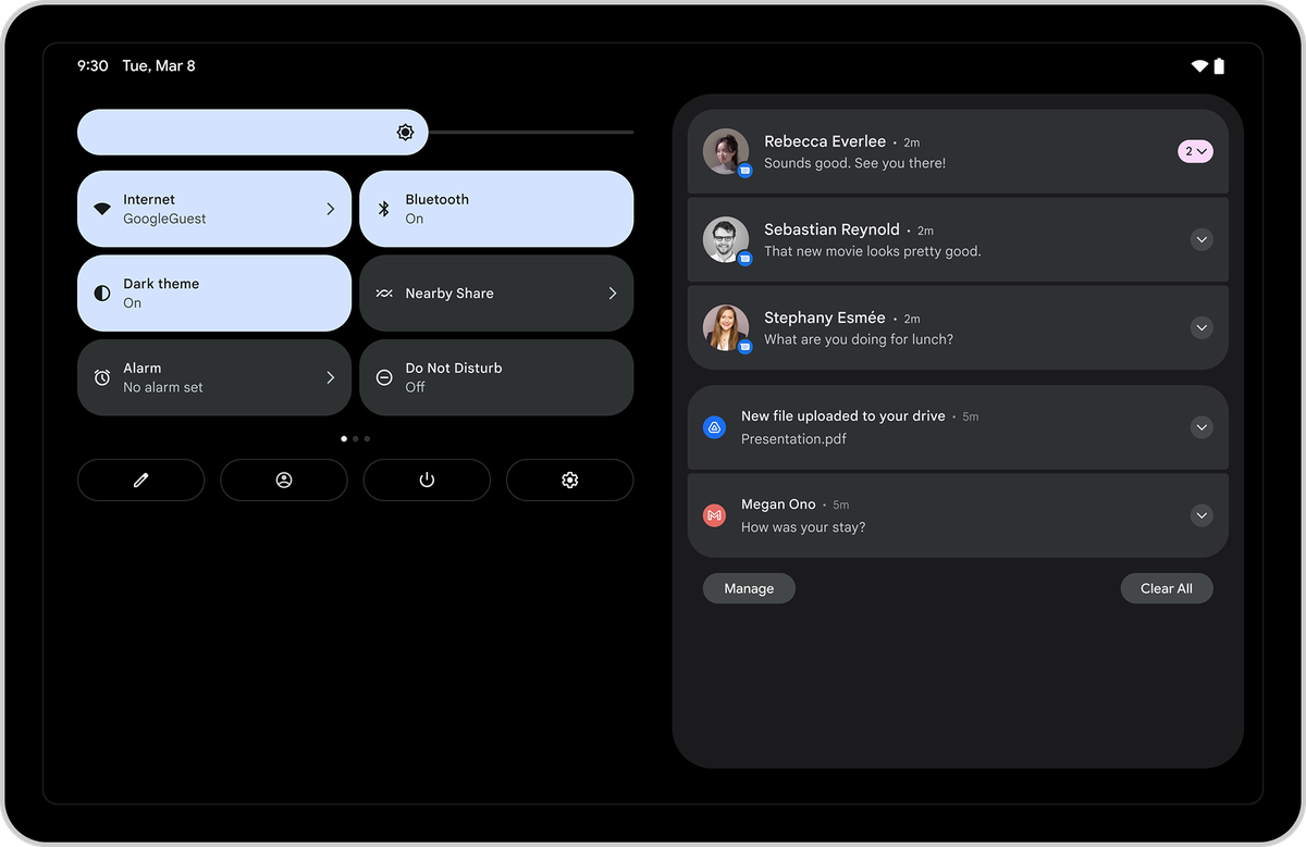谷歌Android 12L正式版推送，后续将登陆三星、联想和微软设备 - 通信终端
