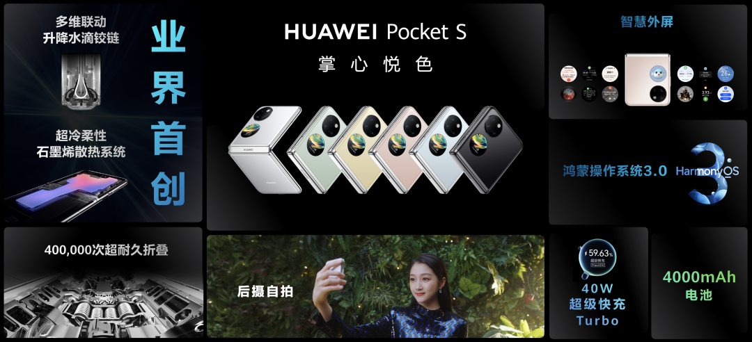 多款新品惊艳亮相，华为Pocket S及全场景新品发布会举办 - 通信终端