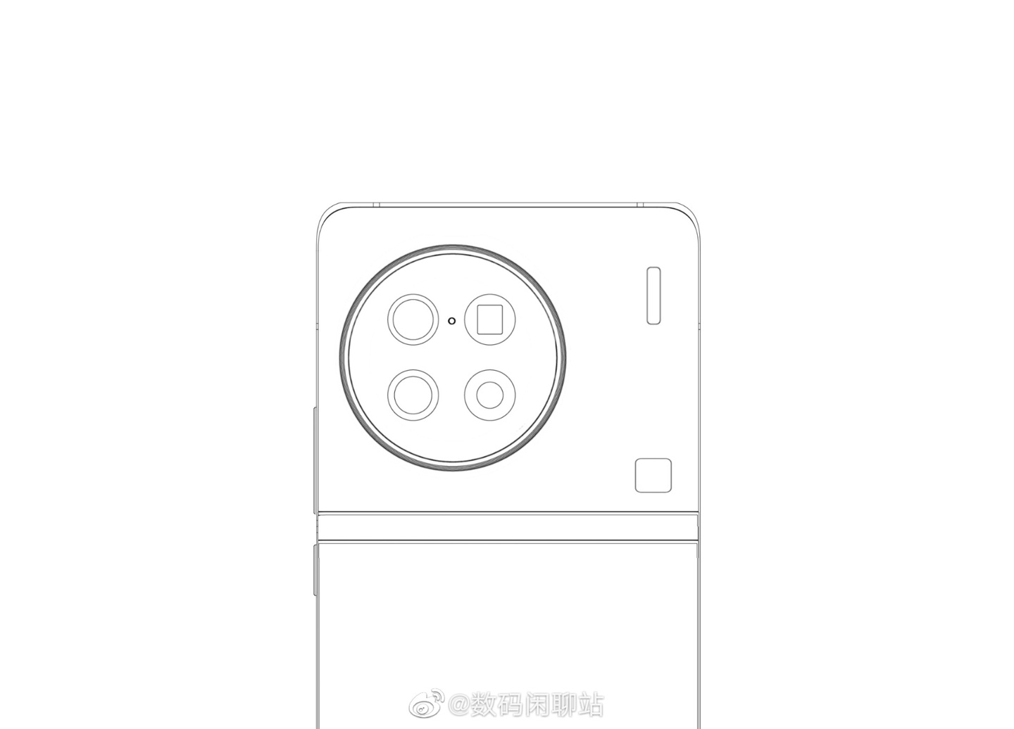 vivo X90 Pro+ 外观曝光：后置左侧圆形镜头模组，机身配备金属隔断条 - 通信终端