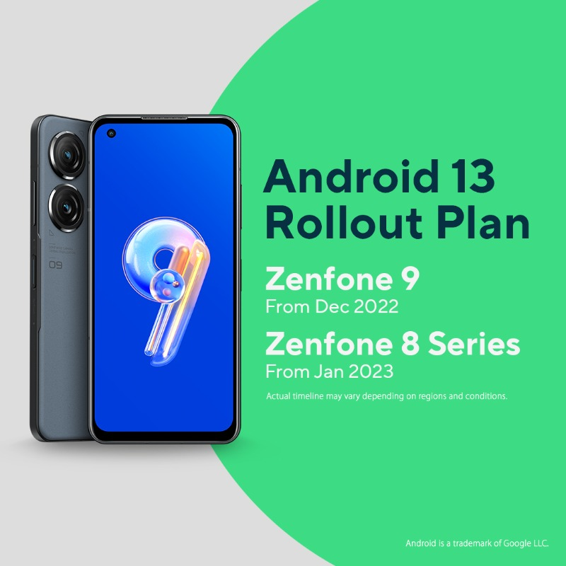 华硕与 ROG 公布智能手机 Android 13 适配计划 - 通信终端