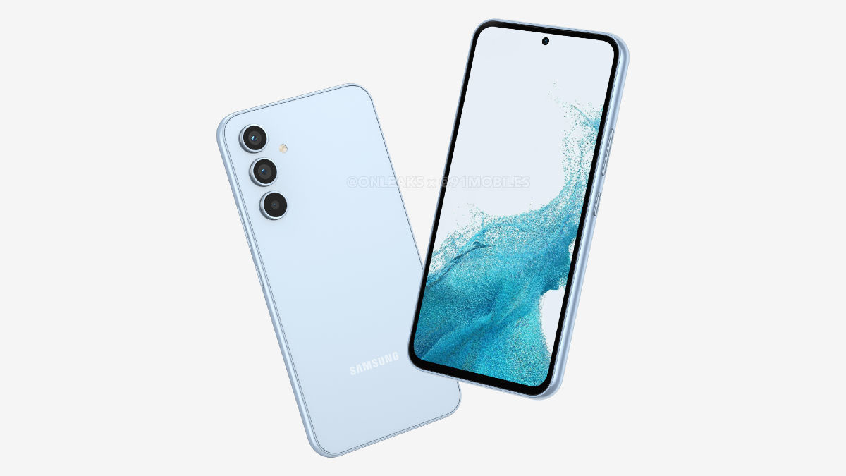 三星 Galaxy A54 5G 手机渲染图曝光，配备后置独立三摄 - 通信终端