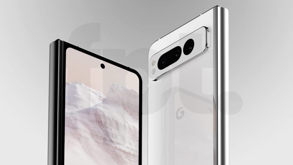 谷歌 Pixel Fold 折叠屏手机渲染图曝光，预计明年 5 月发布 - 通信终端
