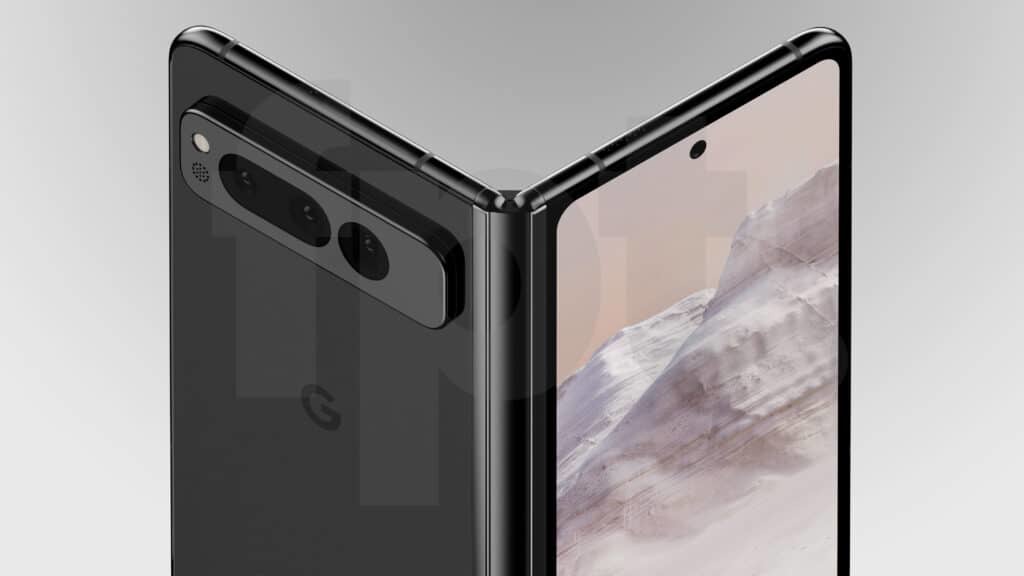 谷歌 Pixel Fold 折叠屏手机渲染图曝光，预计明年 5 月发布 - 通信终端