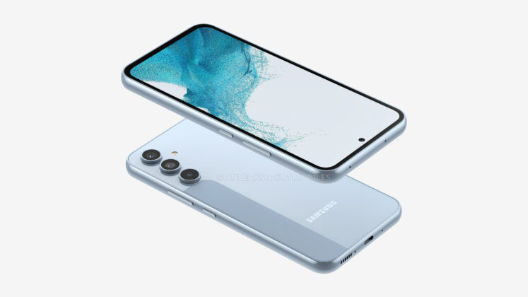 三星 Galaxy A54 5G 手机渲染图曝光，配备后置独立三摄 - 通信终端