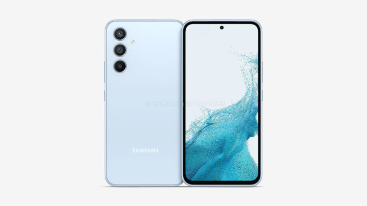 三星 Galaxy A54 5G 手机渲染图曝光，配备后置独立三摄 - 通信终端