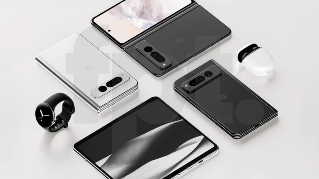 谷歌 Pixel Fold 折叠屏手机渲染图曝光，预计明年 5 月发布 - 通信终端
