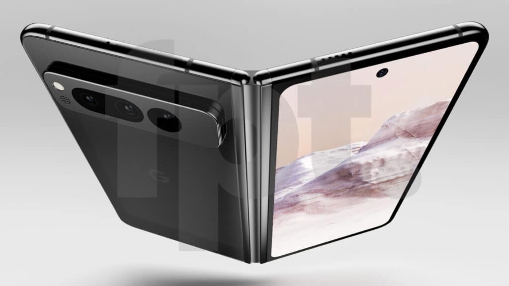 谷歌 Pixel Fold 折叠屏手机渲染图曝光，预计明年 5 月发布 - 通信终端