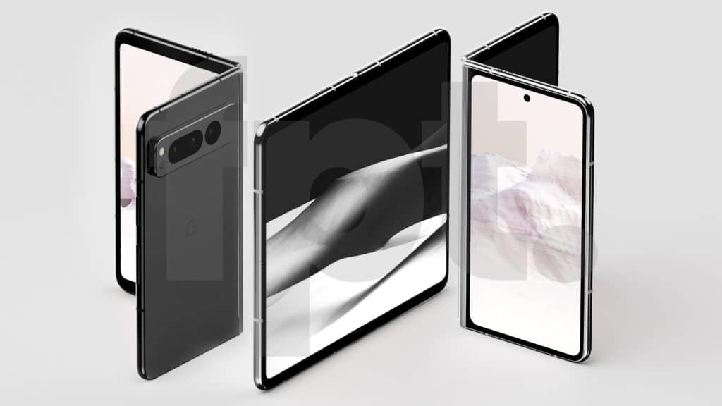 谷歌 Pixel Fold 折叠屏手机渲染图曝光，预计明年 5 月发布 - 通信终端