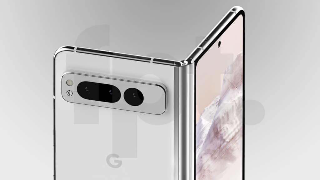 谷歌 Pixel Fold 折叠屏手机渲染图曝光，预计明年 5 月发布 - 通信终端