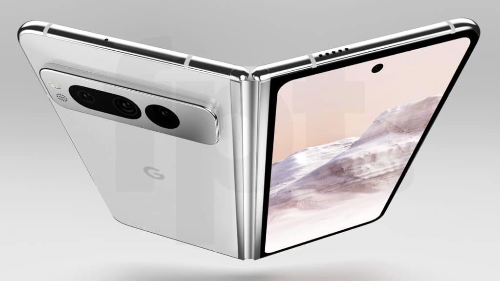 谷歌 Pixel Fold 折叠屏手机渲染图曝光，预计明年 5 月发布 - 通信终端