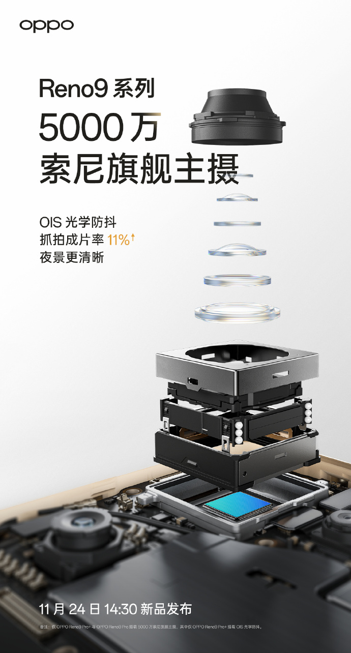 OPPO Reno9 系列双芯人像摄影系统升级：全系标配 AF 自动对焦 - 通信终端