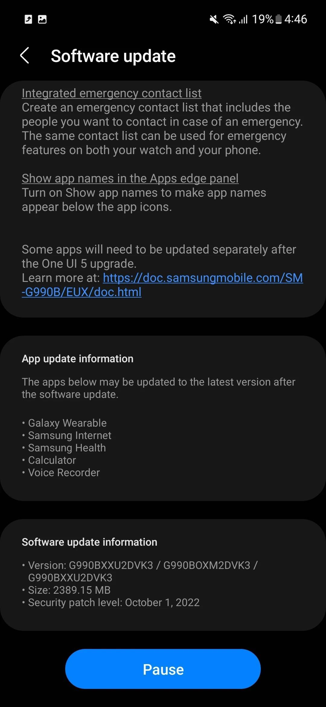 三星 Galaxy S21 FE 开始推送安卓 13 / One UI 5.0 固件 - 通信终端