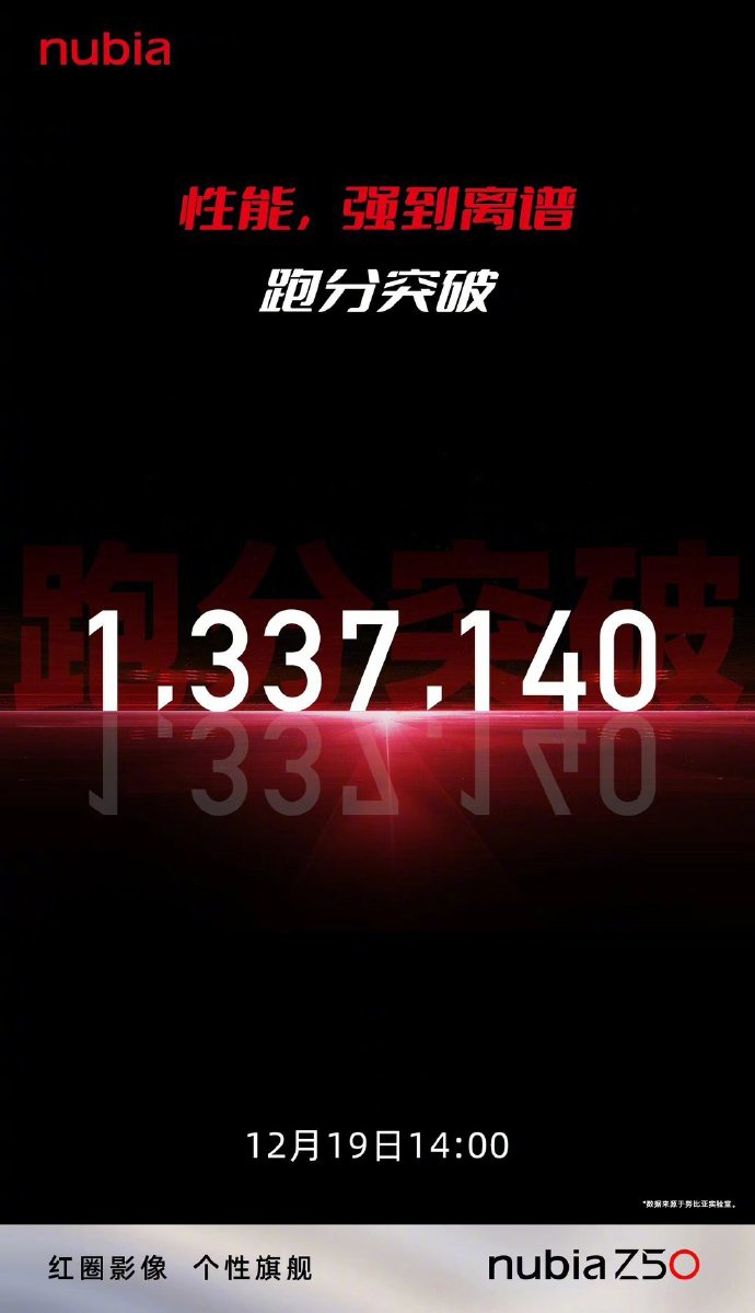 努比亚 Z50 预热：极限待机长达 30 天，第二代骁龙 8 跑分突破 133 万 - 通信终端
