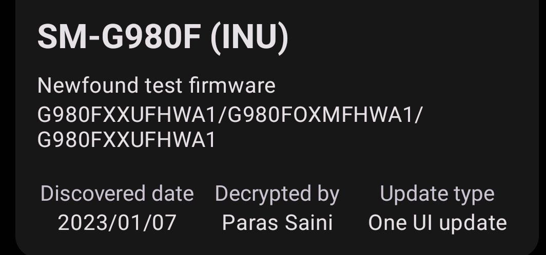 三星将会为 Galaxy S20 机型推出 OneUI 5.1 更新 - 通信终端