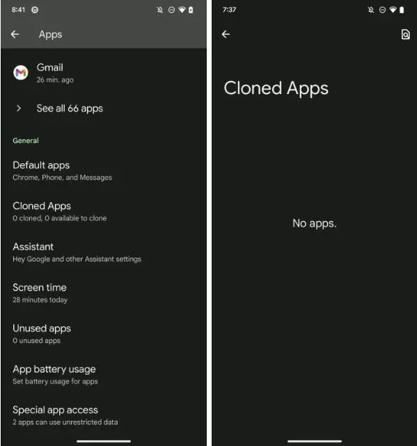 Android 14 DP1新功能：可“克隆应用”以实现应用双开 - 通信终端