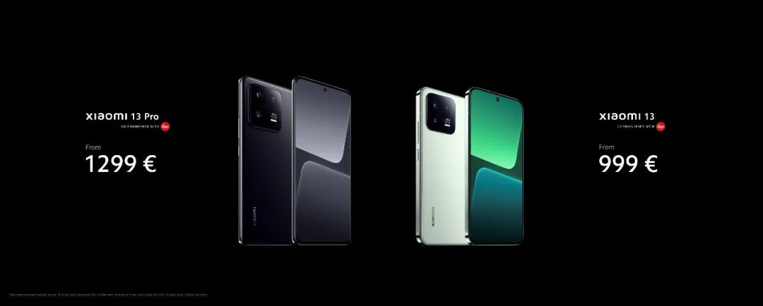 售价999欧元起！小米13及小米13 Pro海外发布 - 通信终端