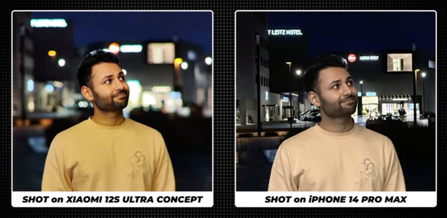 全球仅 3 台、售价 43000 美元，小米 12S Ultra Concept 和 iPhone 14 Pro Max 拍照对比 - 通信终端