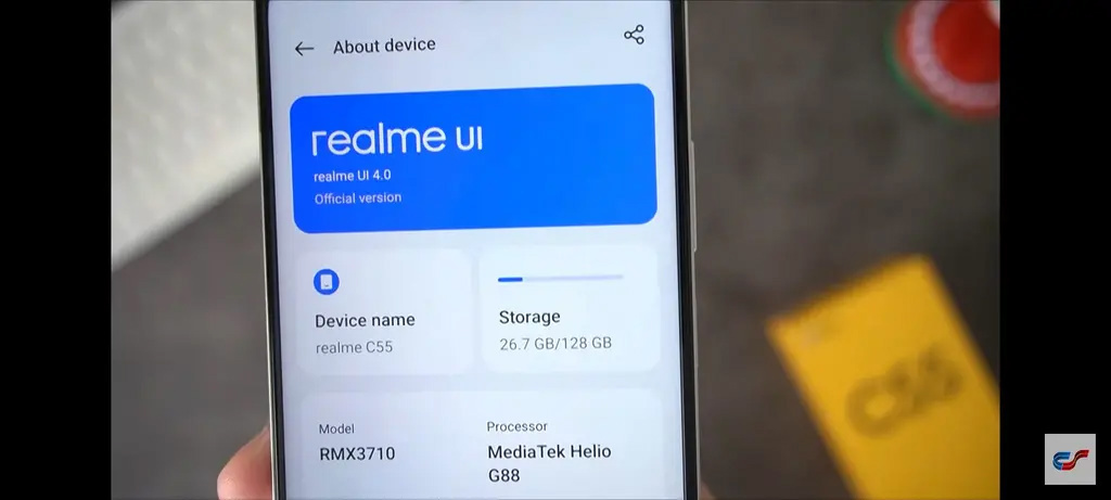 realme C55 手机渲染图和真机照已经曝光，采用类似于苹果 iPhone 的灵动岛设计 - 通信终端