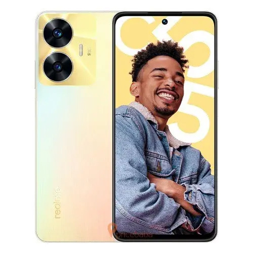 realme C55 手机渲染图和真机照已经曝光，采用类似于苹果 iPhone 的灵动岛设计 - 通信终端