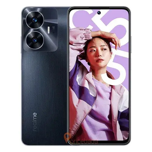realme C55 手机渲染图和真机照已经曝光，采用类似于苹果 iPhone 的灵动岛设计 - 通信终端