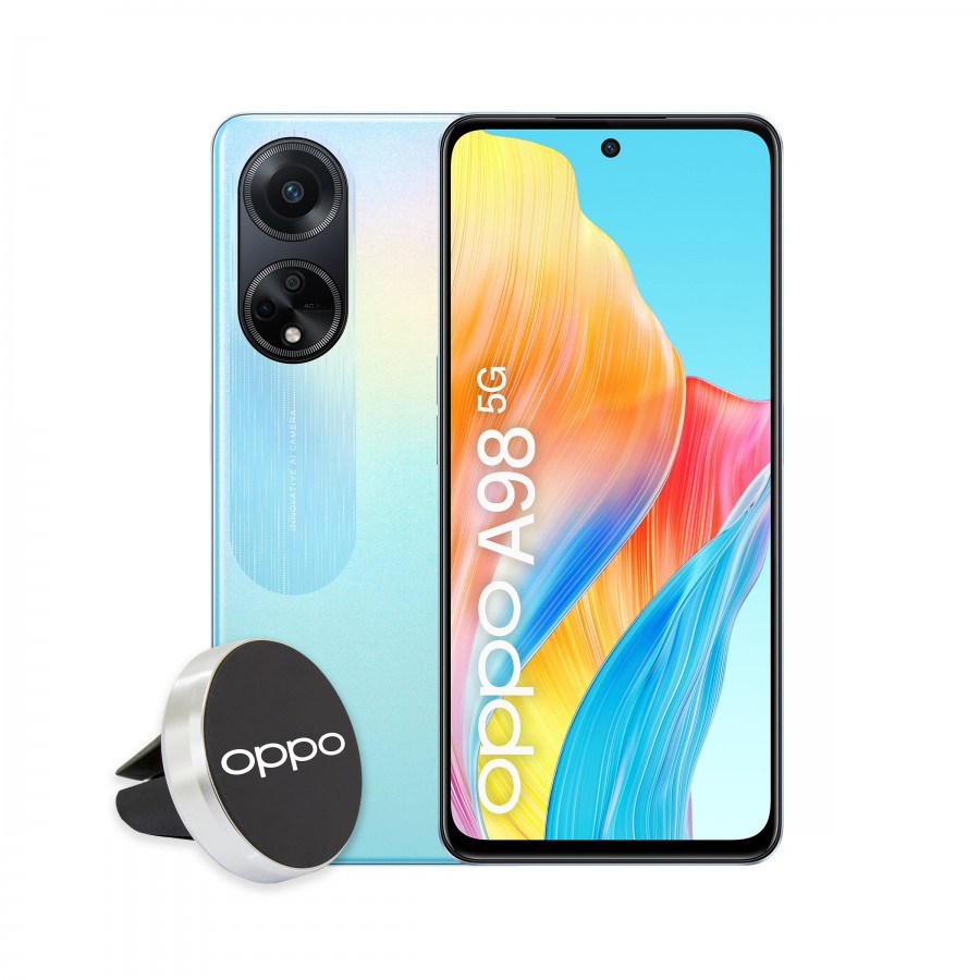 Oppo A98 5g 手机高清渲染图曝光：搭载骁龙 695 芯片，后置 64mp 三摄像头 通信终端 — C114通信网