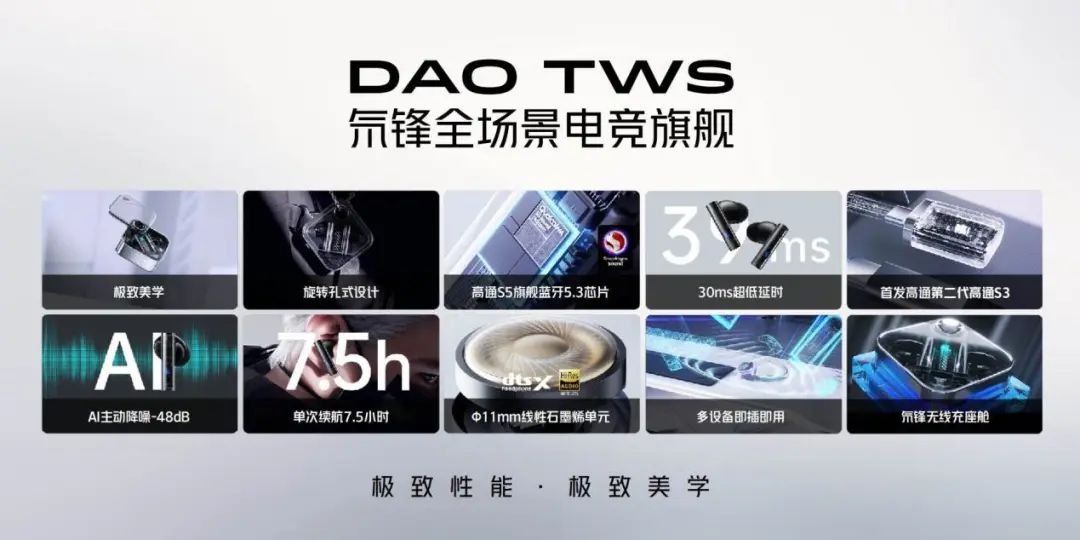红魔氘锋全场景电竞旗舰TWS上市，售价1499元 - 通信终端
