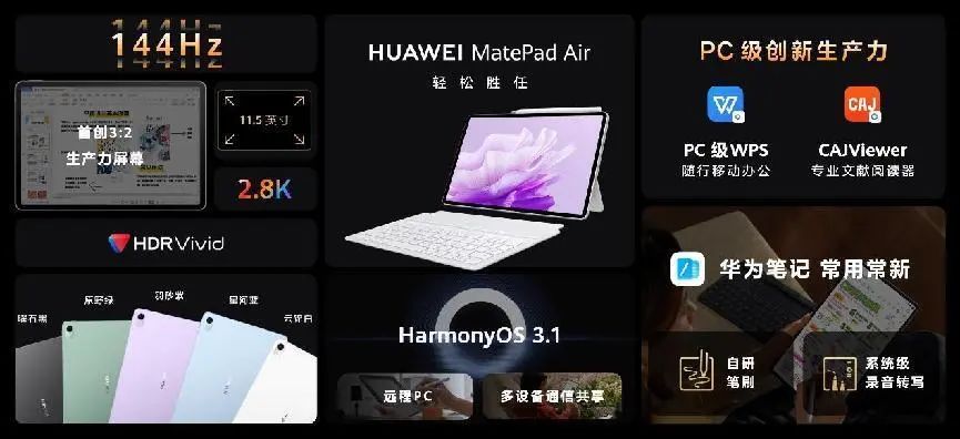 华为举办夏季全场景新品发布会 华为MatePad Air等十余款新品重磅发布 - 通信终端