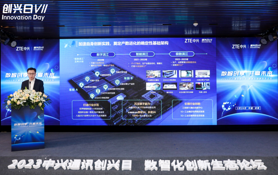 中兴通讯助力5G全连接工厂高质量规模发展 - 中兴