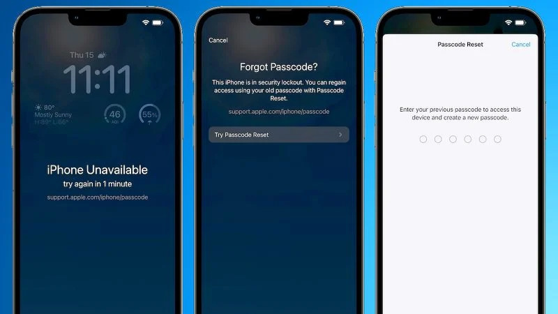 苹果 iOS 17 新特性：重置密码 72 小时内可用旧密码再次重置 - 通信终端