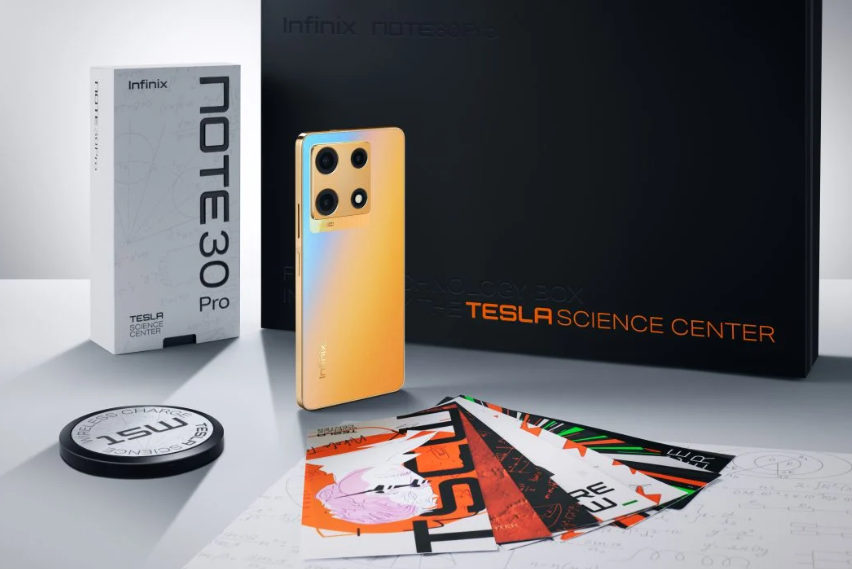 传音与特斯拉科学中心合作推出 Infinix Note 30 Pro 限量版手机 - 通信终端