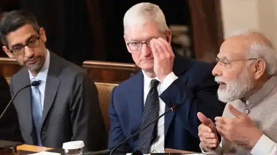 美国科技领袖集体拜会莫迪 库克称印度代表“巨大商机” - 国际资讯