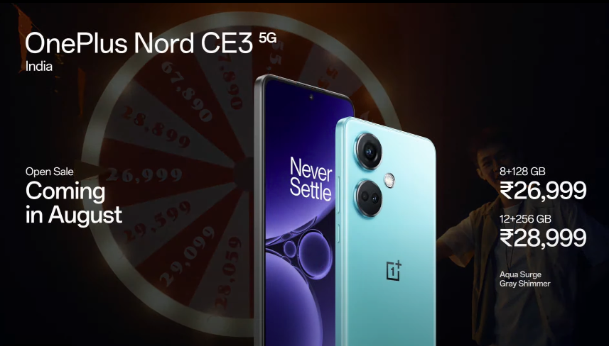 一加 Nord 3 / Nord CE 3 手机在印度发布，前者搭载天玑 9000 处理器 - 通信终端