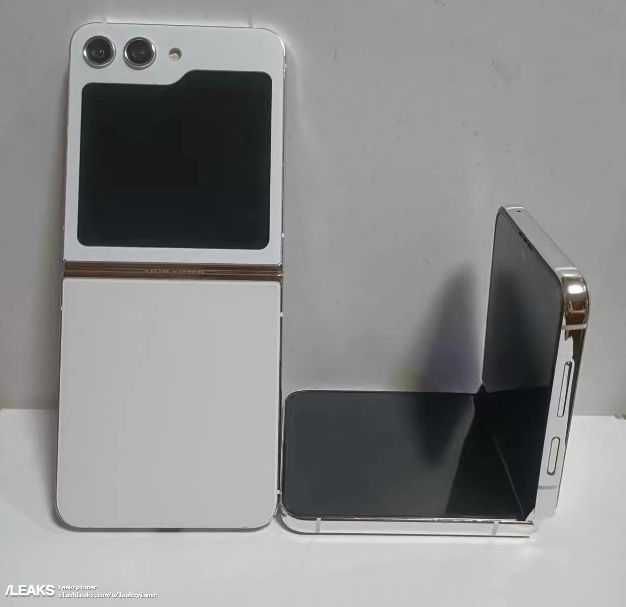 三星 Galaxy Z Flip5 可折叠手机机模曝光 - 通信终端