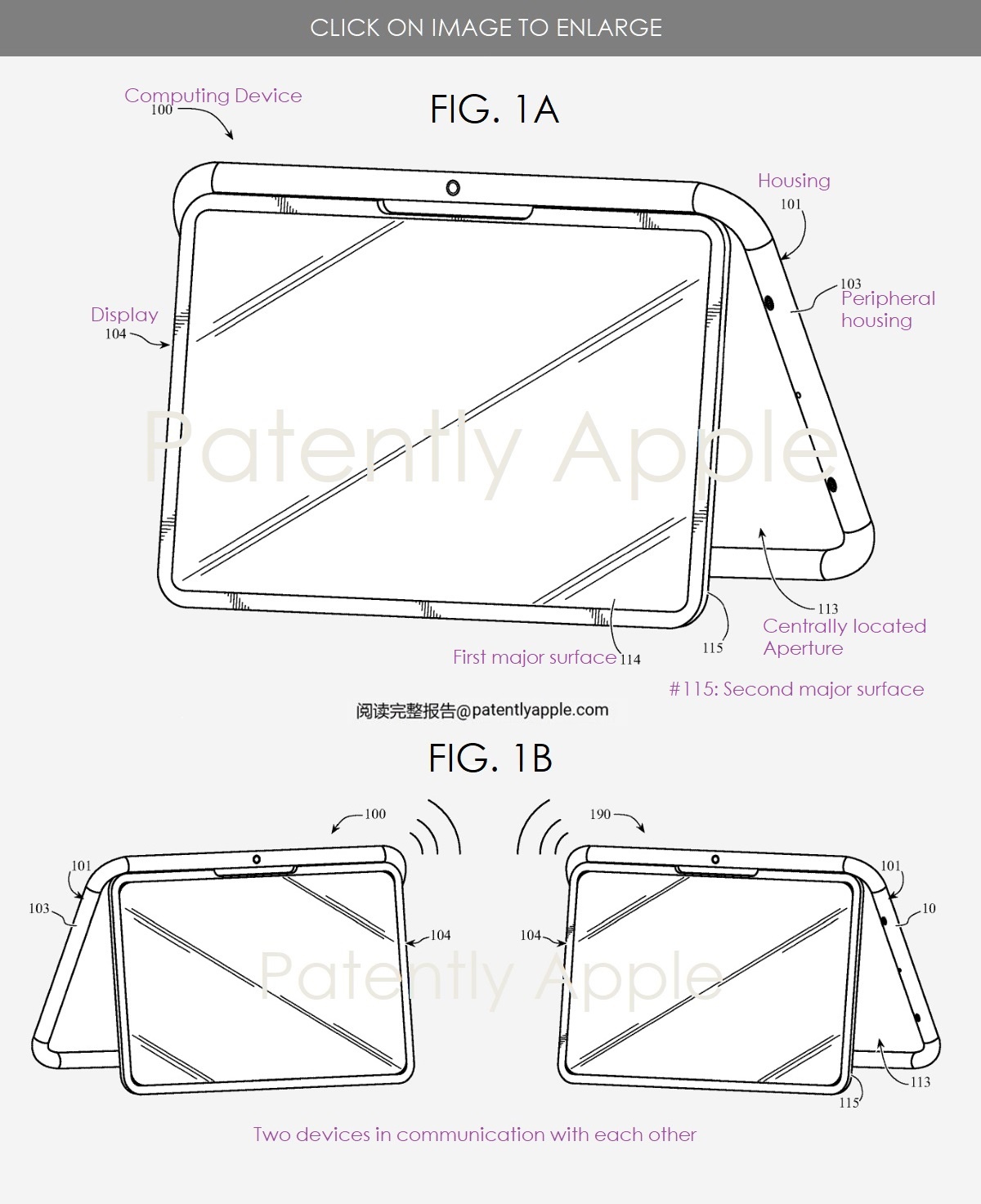 苹果二合一 iPad 专利获批：支持多种变形、可投影虚拟键盘 - 通信终端