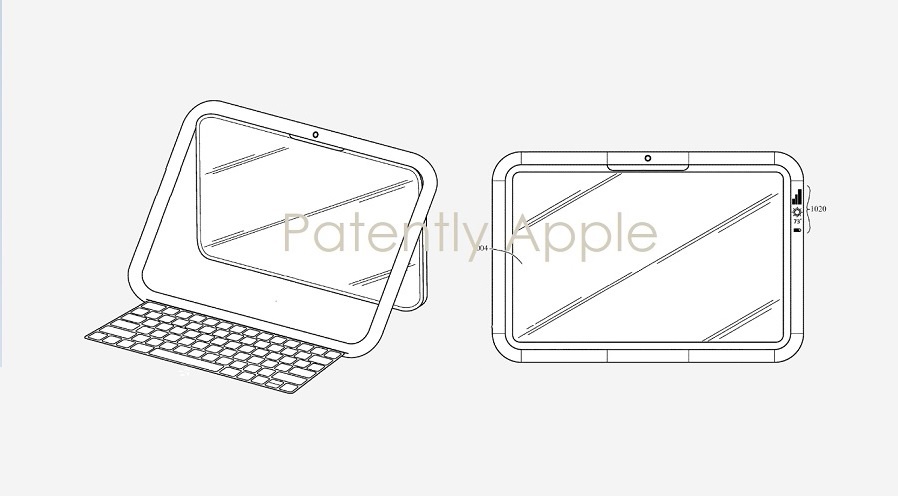 苹果二合一 iPad 专利获批：支持多种变形、可投影虚拟键盘 - 通信终端