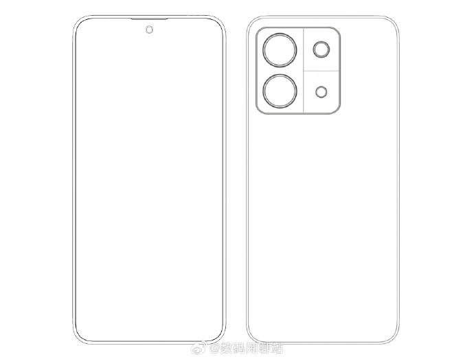 小米 Redmi“超大杯”新机线稿曝光，预计为 Note 13 Pro+ - 通信终端