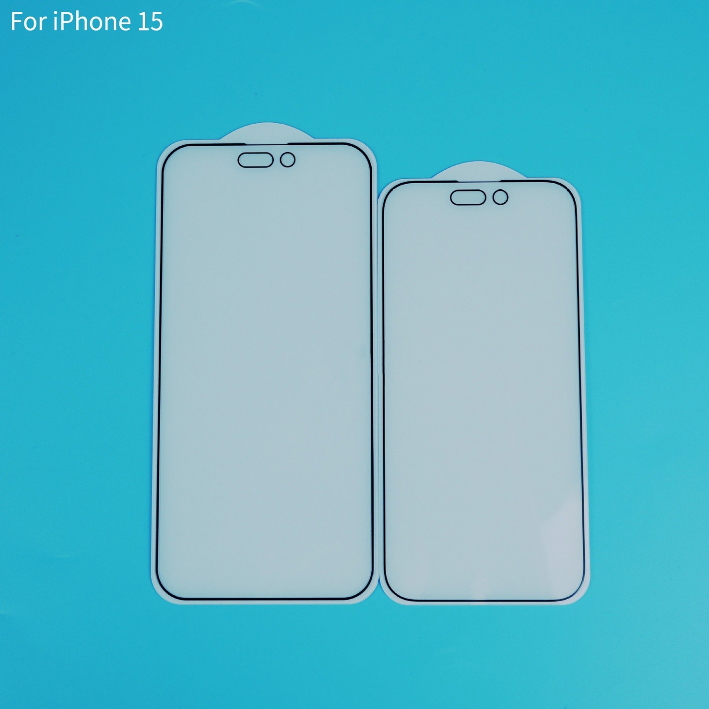 苹果iPhone15系列钢化膜照片曝光 - 通信终端