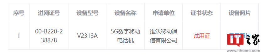 vivo新机完成工信部入网：采用中孔双曲屏及44W快充，预计为Y系列产品 - 通信终端