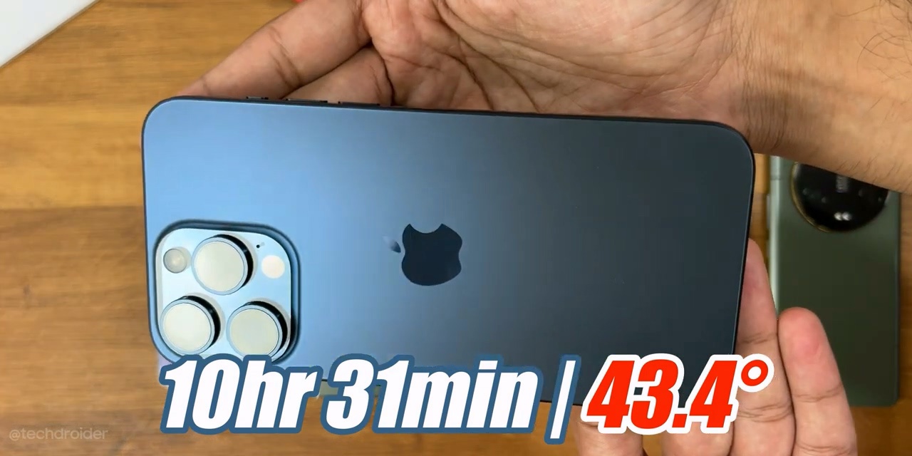 苹果iPhone15 Pro Max对比安卓旗舰续航测试 - 通信终端