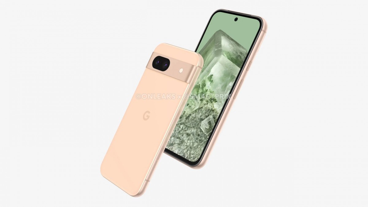 谷歌Pixel 8a手机基于CAD的渲染图曝光，外观类似 Pixel 8 - 通信终端