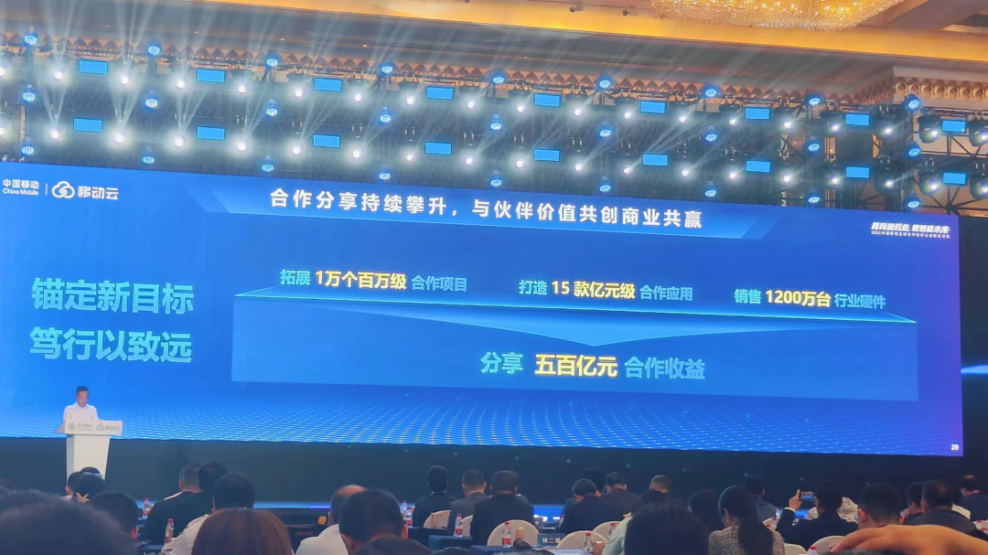 中移政企锚定新目标：拓展1万个百万级合作项目，分享五百亿元合作收益 - 中国移动