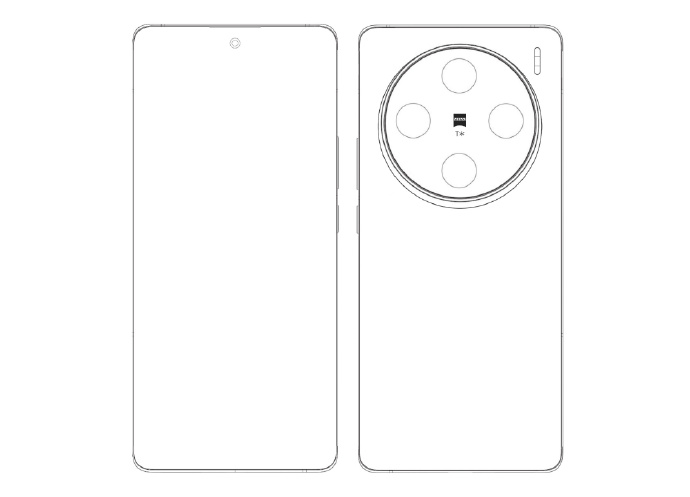 vivo X100系列手机线稿曝光：圆形居中相机模组，全系16GB LPDDR5T内存 - 通信终端