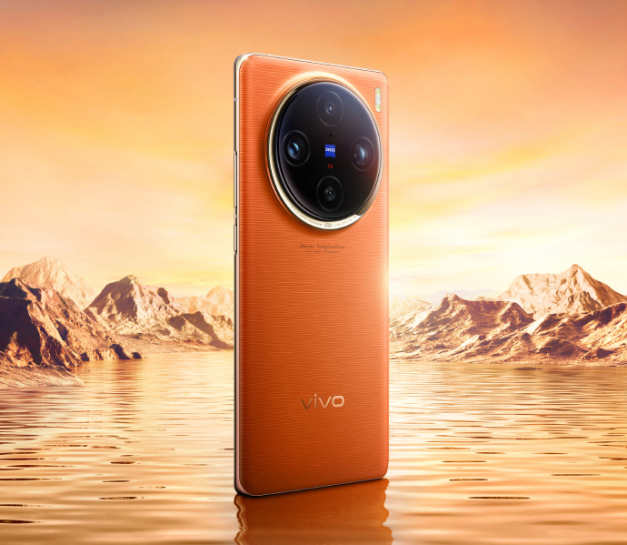 vivo X100 Pro手机外观及拍摄样张公布，橙、蓝配色 + 曲面屏设计 - 通信终端