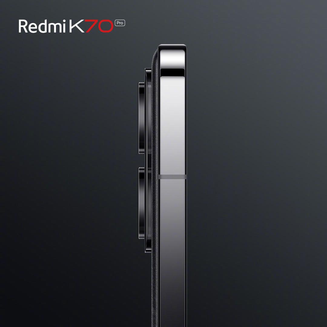 小米Redmi K70 Pro手机外观亮相：“墨羽”配色，后置矩阵三摄 - 通信终端