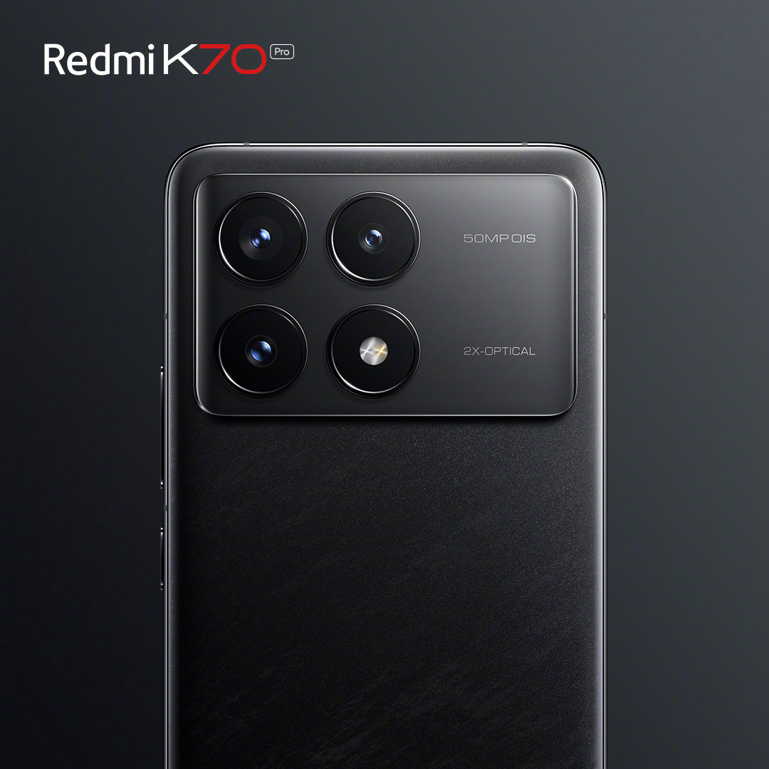 小米Redmi K70 Pro手机外观亮相：“墨羽”配色，后置矩阵三摄 - 通信终端